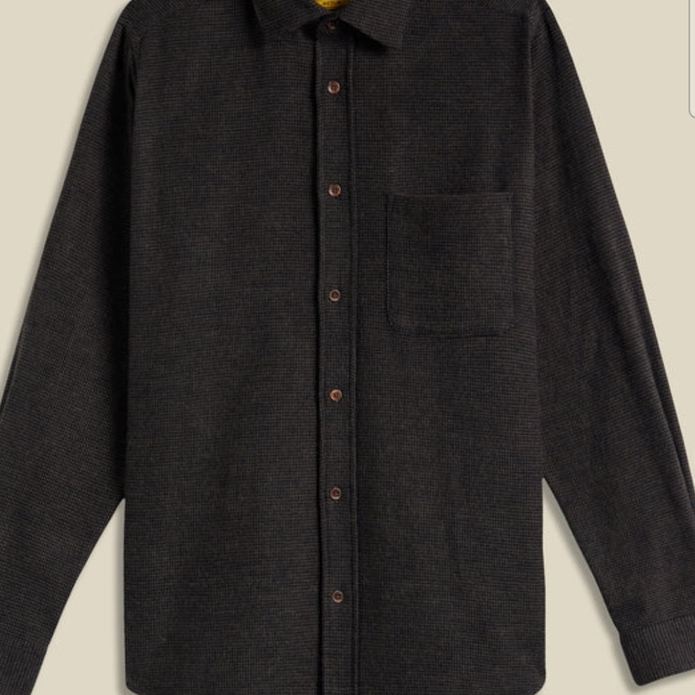 Men's Charcoal Long Sleeve Shirt